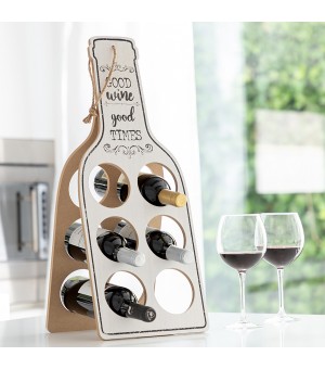 Good Wine Faltbarer Flaschenhalter aus Holz