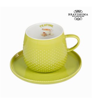 Tasse mit grünem teller - Kitchen's Deco Kollektion by Bravissima Kitchen