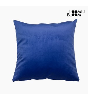 Kissen Polyester Blau (45 x 45 x 10 cm) by Loom In Bloom