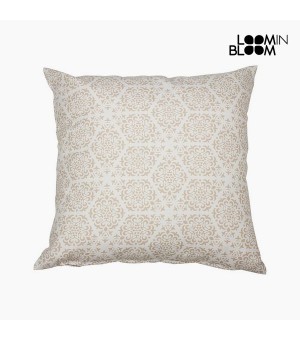 Kissen Baumwolle und polyester Beige (45 x 45 x 10 cm) by Loom In Bloom