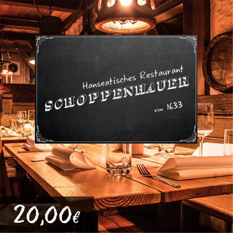 20€ Restaurant Schoppenhauer Gutschein für 18€