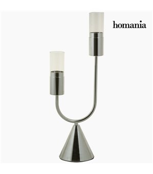 Kerzenleuchter Silberfarben - Queen Deco Kollektion by Homania