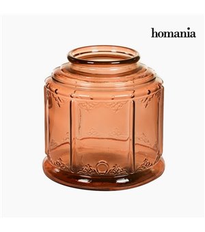 Kerzenleuchter Recyceltes glas (24 x 24 x 24 cm) by Homania