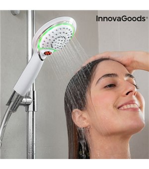 InnovaGoods LED-Dusche mit Sensor und Temperaturanzeige