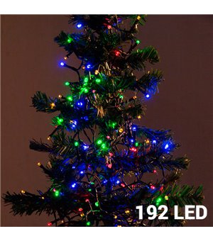 Mehrfarbige Weihnachtslichterkette (192 LED)