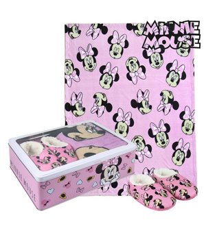 Metallbox mit Decke und Hausschuhen Minnie Mouse 73671