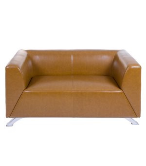 Zweisitzer-Sofa Elegant Elegant Polyskin (140 X 71 x 69 cm)