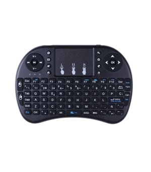 Drahtlose Tastatur BSL RMBSL-40RFT 2.4 GHz Schwarz